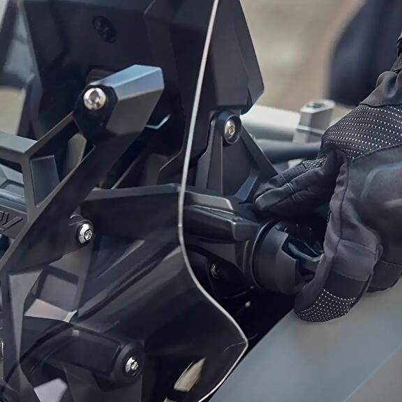 HONDA X-ADV 2025, instelbaar windscherm